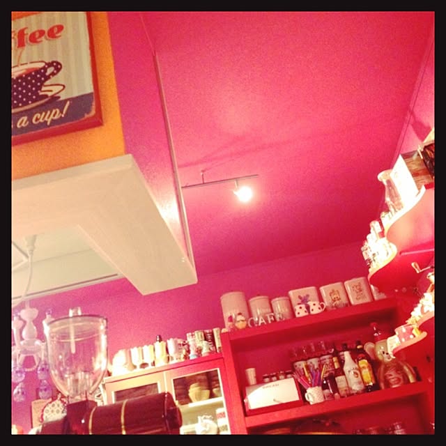 キッチン/cafe pop カラフル/雑貨のインテリア実例 - 2014-11-09 07:21:49