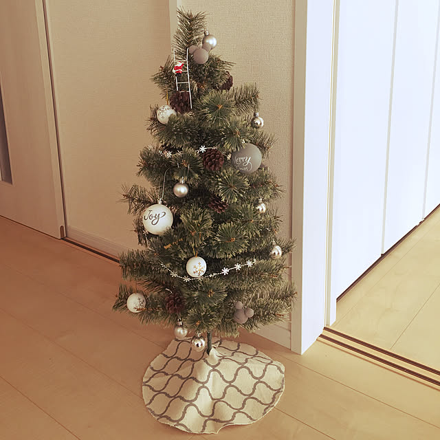 部屋全体/スタジオクリップのツリー/オーナメント セリア/クリスマスツリー/ダイソー...などのインテリア実例 - 2018-11-24 13:07:39