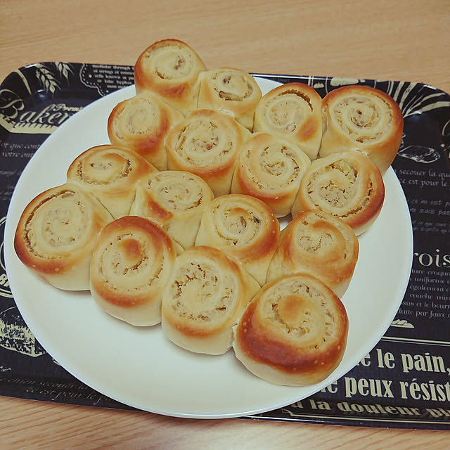 キッチン/パン作り初心者/さつまいもパン/インテリアじゃなくてごめんなさい/パンのインテリア実例 - 2018-02-21 08:34:11