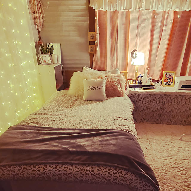 ベッド周り/無印良品/IKEA/ambience lightingのインテリア実例 - 2020-08-07 02:09:48