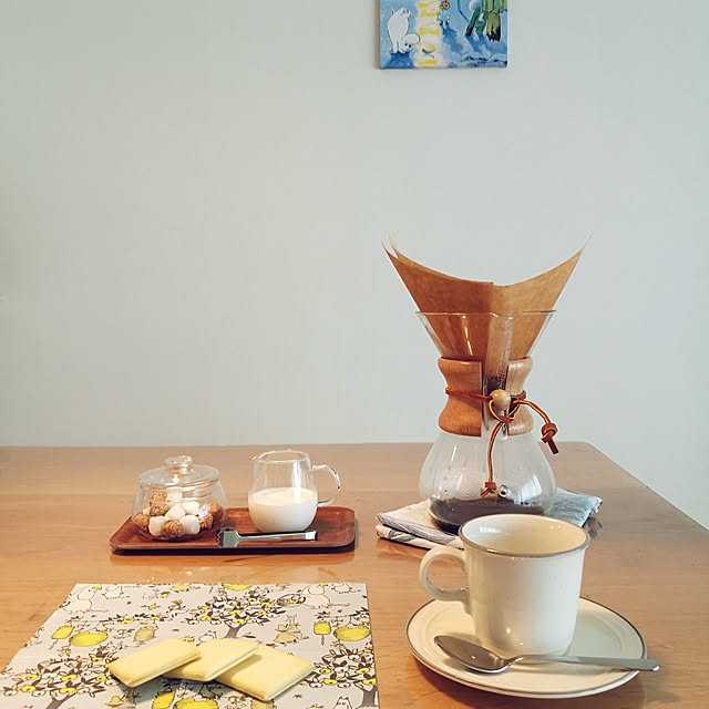 pinaの-＼GWも毎日配送ですぐに届く／ Chemex ケメックス コーヒーメーカー フィルターペーパー 6カップ用 ナチュラル （無漂白タイプ） 100枚入 濾紙 FSU-100の家具・インテリア写真