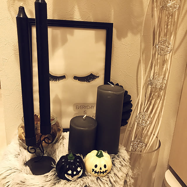 ハロウィン/セリア/モノトーン/ホワイトインテリア/ホワイト...などのインテリア実例 - 2020-10-22 22:16:53