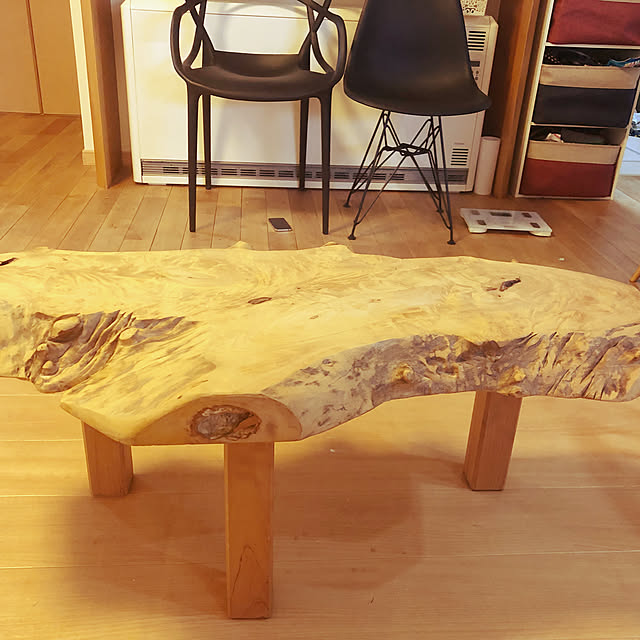 MAYUの三吉-椅子 イームズ シェルチェア エッフェルベース ブラック脚 ダイニングチェア DSR eames スチール リプロダクト アウトレットセール MTS-108の家具・インテリア写真
