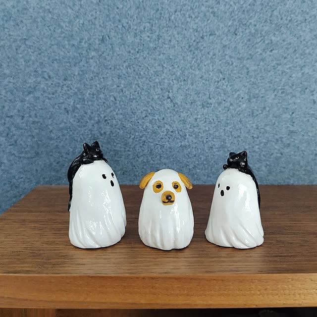 机/ハロウィン/ハンドメイド/ものづくり/陶芸のインテリア実例 - 2024-10-30 23:46:57