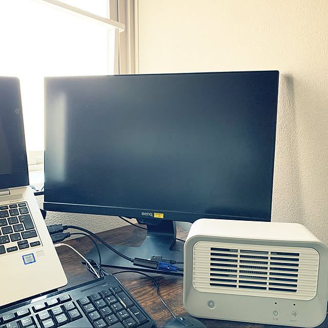 PCデスク周り/寒さ対策/ヒーター/在宅勤務/仕事スペース...などのインテリア実例 - 2022-01-28 12:46:36