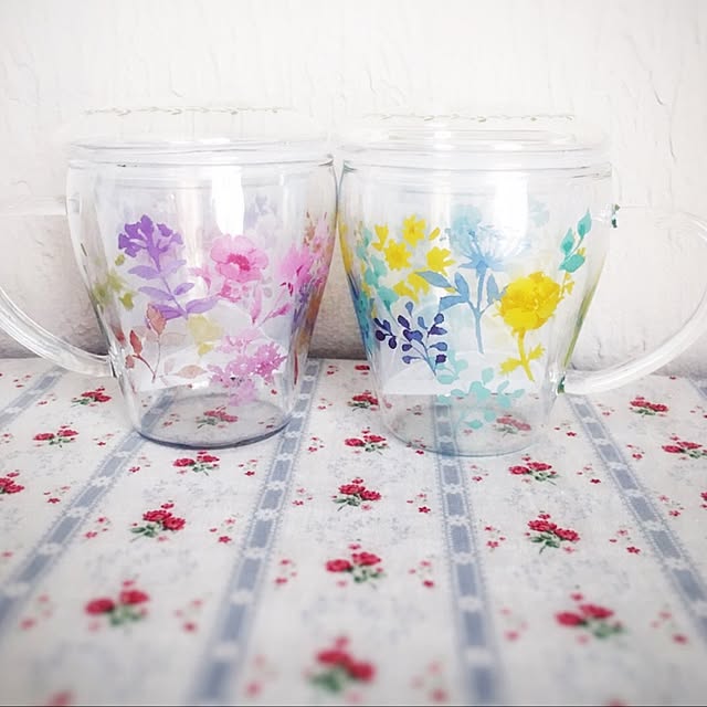 Michiの-【SALE／20%OFF】Afternoon Tea 水彩フラワー柄耐熱ガラスマグカップ アフタヌーンティー・リビング その他【RBA_S】【RBA_E】の家具・インテリア写真