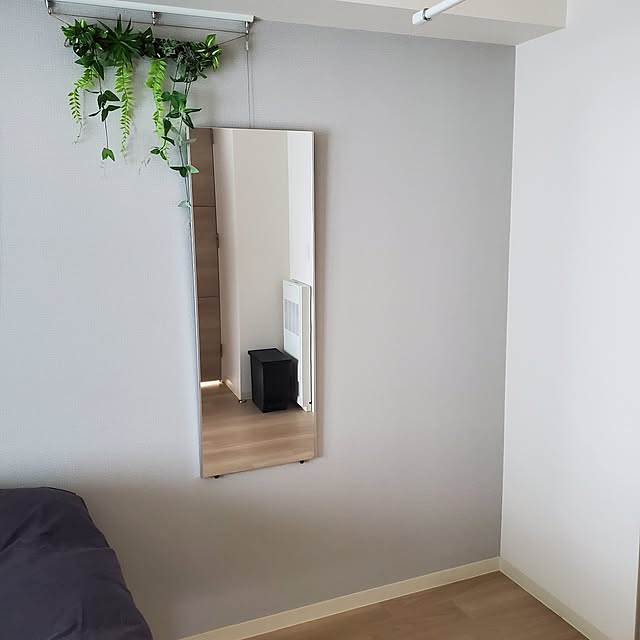 壁/天井/壁掛けミラー/一人暮らし/何も置かない/すっきりとした暮らし...などのインテリア実例 - 2025-11-24 10:49:41