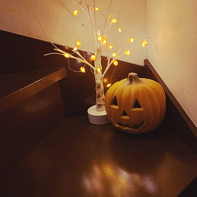 ハロウィン/雑貨/ニトリ/照明/部屋全体のインテリア実例 - 2020-10-01 18:50:32