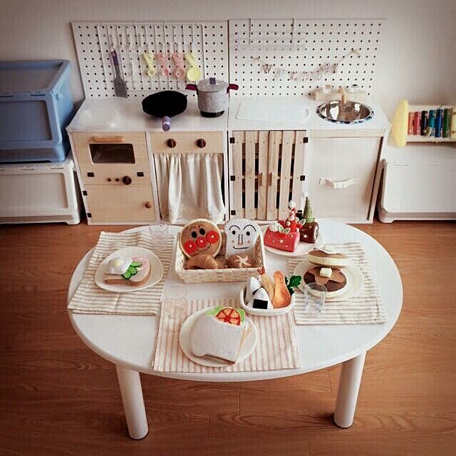 机/机？孫にキッチンを作りました。のインテリア実例 - 2016-07-13 17:31:59