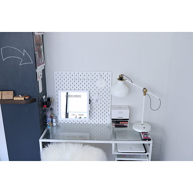 IKEA イケア ラップトップテーブル ガラス ホワイト 白 100x36cm IKEA イケア ラップトップテーブル ガラス ホワイト 白 100x36cm