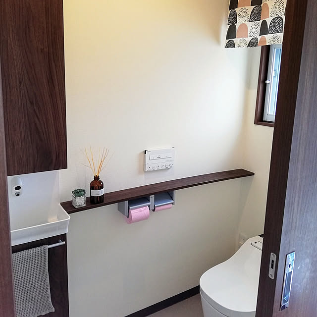 バス/トイレ/カウニステ/カウニステ シュガー/目隠しカーテン/トイレットペーパー...などのインテリア実例 - 2019-12-18 15:34:43
