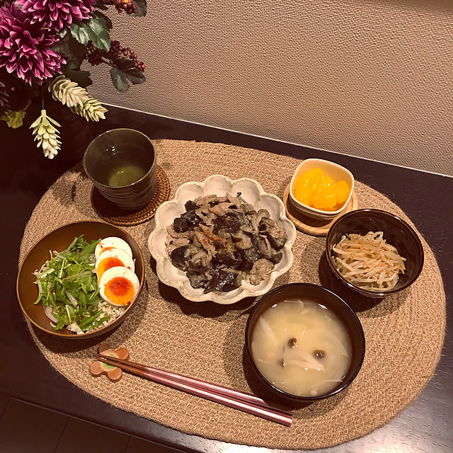 机/おうちごはん 夜ご飯/和食/カウンター/テーブルコーディネート上手くなりたい...などのインテリア実例 - 2019-02-18 21:00:12