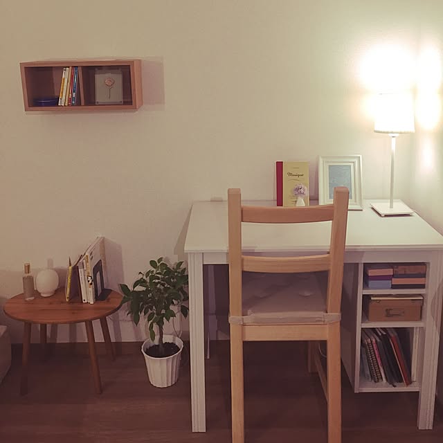 机/観葉植物/IKEA/ナチュラル/一人暮らし...などのインテリア実例 - 2016-02-27 22:59:12