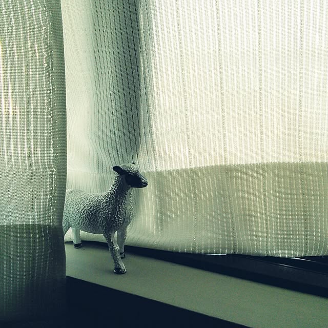 ベッド周り/動物モチーフ/窓/カーテンのインテリア実例 - 2014-06-03 16:09:22