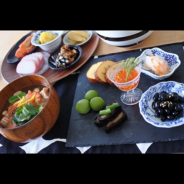 お家ご飯/お正月/おせち料理/テーブルコーディネート/ホーム
