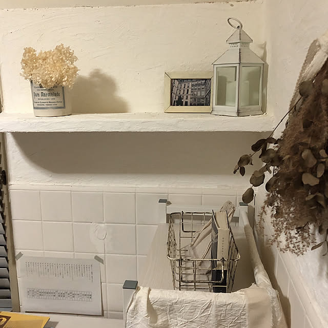 漆喰壁DIY/ホワイトインテリア/娘部屋/子供部屋/節分飾り...などのインテリア実例 - 2021-01-31 08:56:58