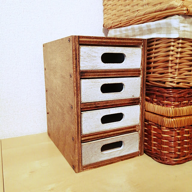 棚/引き出しDIY/文具収納/賃貸でも楽しく♪/引き出し...などのインテリア実例 - 2020-06-21 15:27:47