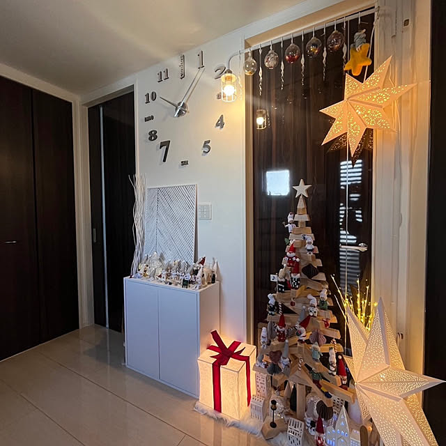 玄関/入り口/クリスマス/癒し♡/期間限定/可愛い♡...などのインテリア実例 - 2024-11-24 23:19:45