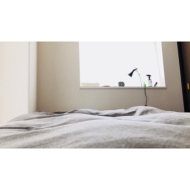 ベッド周り/一人暮らし/男前/無印良品/照明のインテリア実例 - 2019-02-15 13:28:09