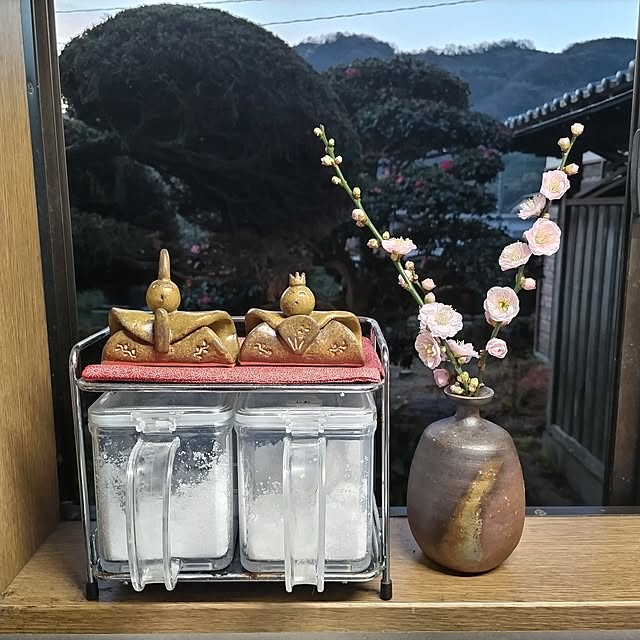 棚/季節を楽しむ暮らし/梅の花/築70年/陶器のお雛様...などのインテリア実例 - 2024-02-14 07:40:13