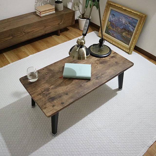 テーブル/デスク/つくえ/ハンドメイド/無垢の家具...などのインテリア実例 - 2021-05-11 20:06:22
