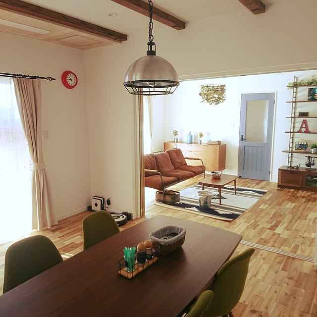 部屋全体/IKEA/無垢の床/照明器具/照明...などのインテリア実例 - 2017-03-11 10:45:52