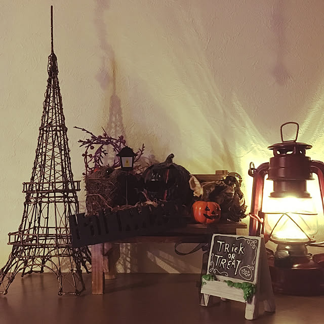 玄関/入り口/100均/ハロウィン/ダイソーのインテリア実例 - 2018-10-10 14:58:15