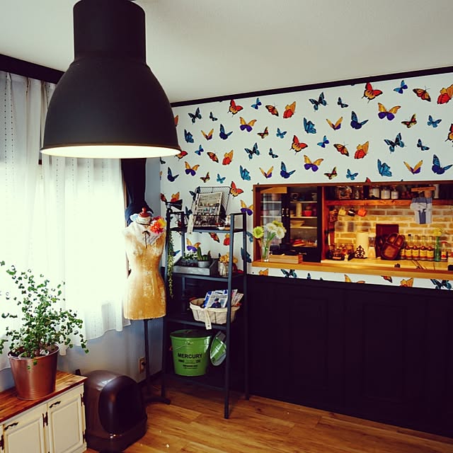 部屋全体/壁紙屋本舗/DIY/トルソー/IKEA...などのインテリア実例 - 2015-04-13 11:10:54