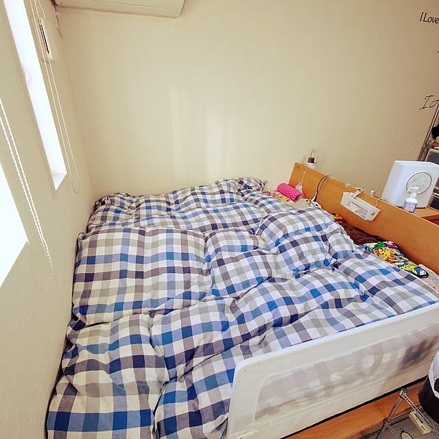 ベッド周り/すっきり暮らす/ズボラ主婦/建売住宅/こどものいる暮らし...などのインテリア実例 - 2024-03-19 13:40:24