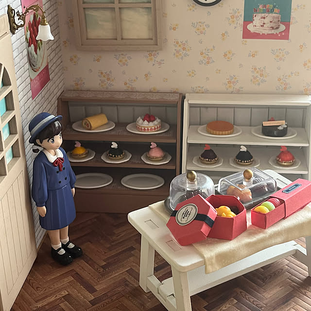 ドールハウス ケーキ屋さんのおしゃれなアレンジ・飾り方の ドールハウス ケーキ屋さんのおしゃれなアレンジ・飾り方の