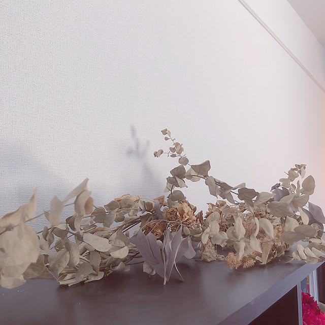 カフェ風/ドライフラワー/観葉植物/雑貨/DIY...などのインテリア実例 - 2019-09-19 11:56:05