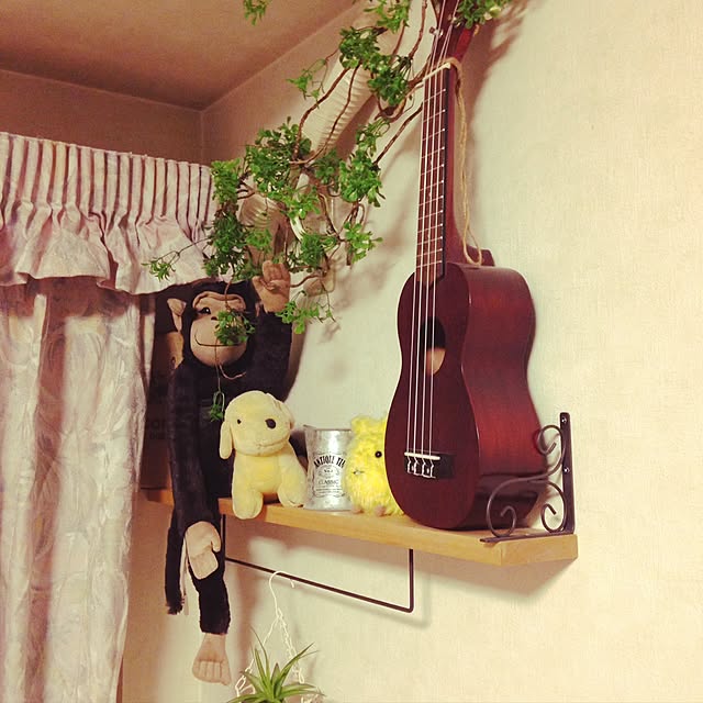 棚/DIY/観葉植物/ハンドメイド/フェイクグリーン...などのインテリア実例 - 2017-01-01 23:32:54