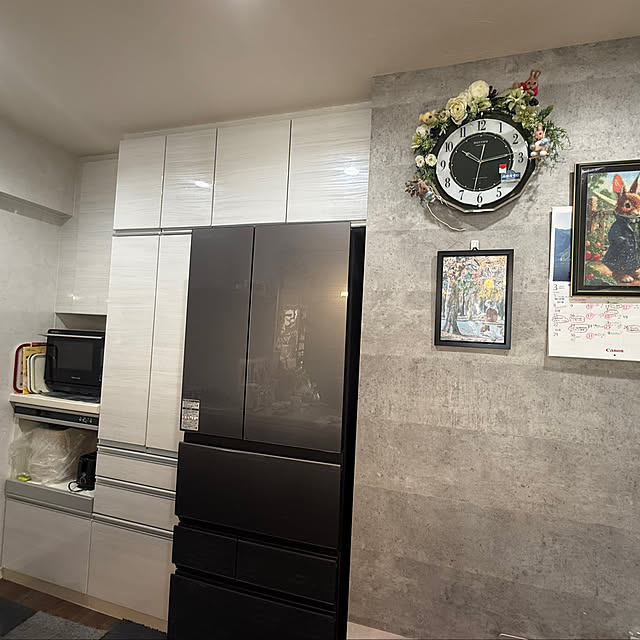 キッチン/片付けてないのでこれだけ/キッチン背面/キッチン収納/マンションキッチン...などのインテリア実例 - 2026-03-05 10:18:03