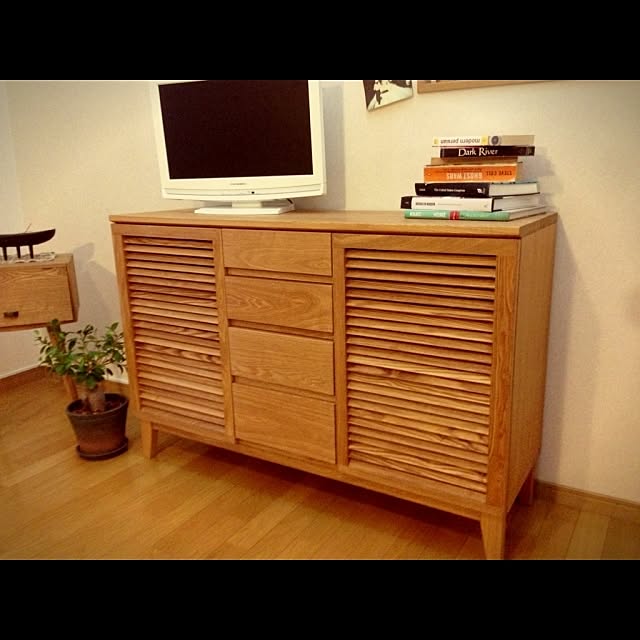 部屋全体/手作り家具/ナチュラル/植物のインテリア実例 - 2014-05-03 21:39:24