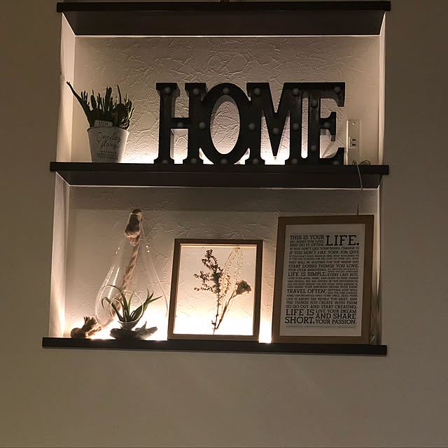 棚/部屋全体/観葉植物のインテリア実例 - 2019-01-05 23:57:03