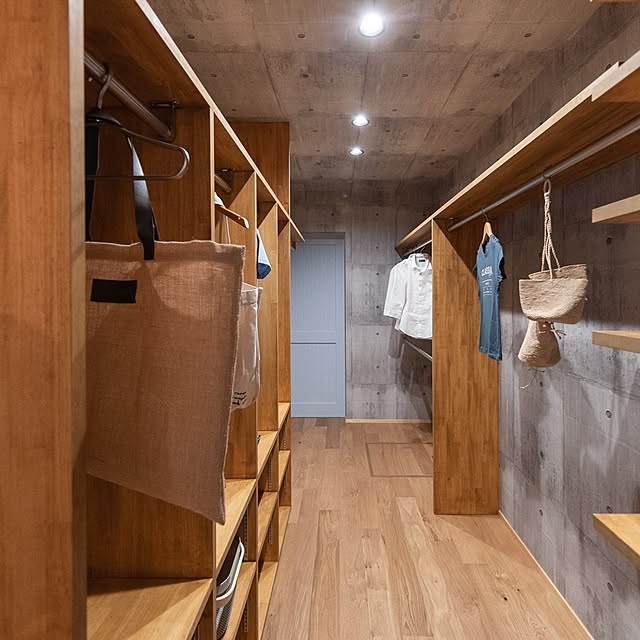 セミオーダー住宅/収納アイデア/静岡市の工務店/造作収納/ウォークインクローゼット...などのインテリア実例 - 2023-06-08 09:51:43