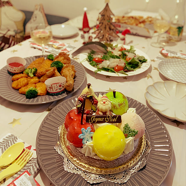 クリスマスケーキ/IKEA/雑貨/北欧/クリスマス...などのインテリア実例 - 2020-12-31 00:49:25