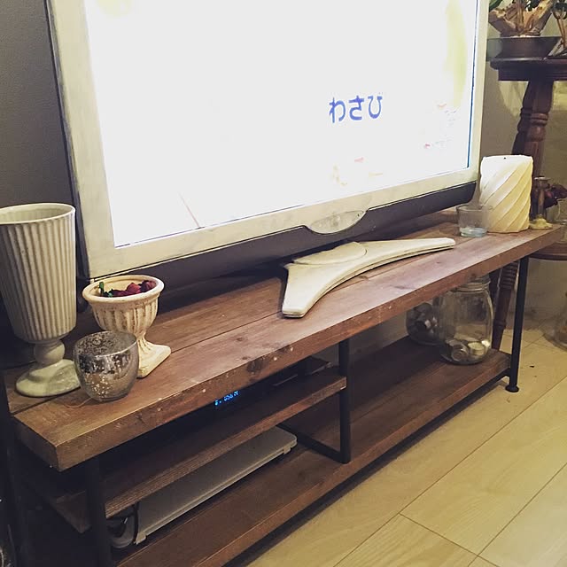 アイアン テレビ台DIYのインテリア・手作りの実例 | RoomClip アイアン テレビ台DIYのインテリア・手作りの実例 | RoomClip