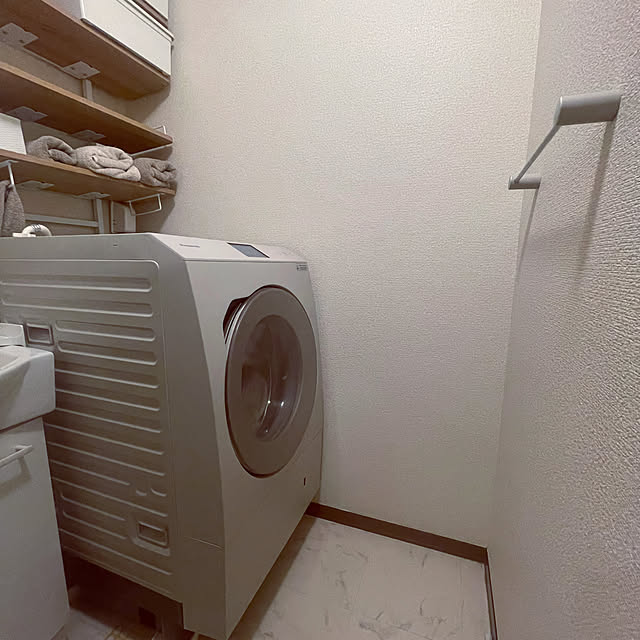 バス/トイレ/洗面所/洗濯機/ドラム式洗濯機/洗面所 収納...などのインテリア実例 - 2025-01-24 13:46:08