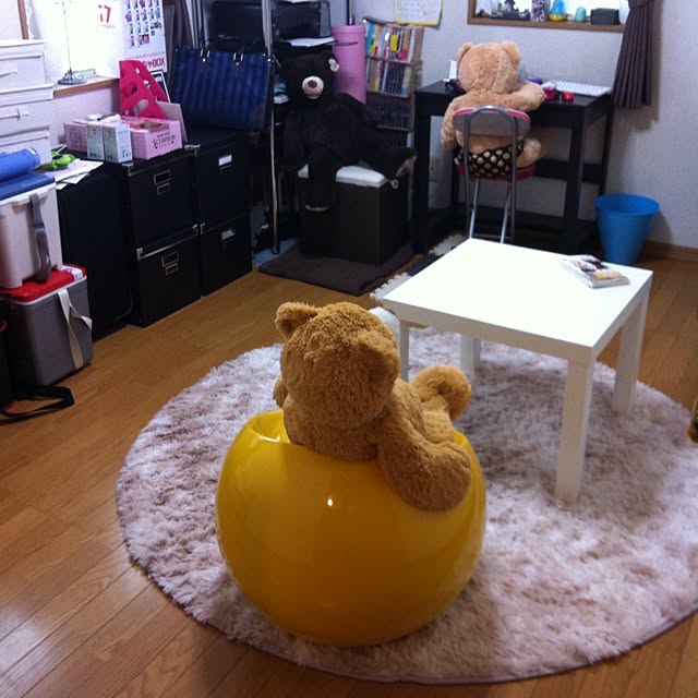 部屋全体/くま/シュールな置物のインテリア実例 - 2013-06-20 23:38:59