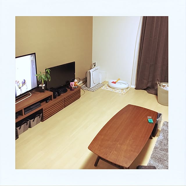 部屋全体/シンプル/1K/一人暮らしのインテリア実例 - 2017-02-01 19:18:16