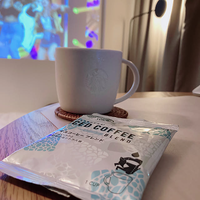 コーヒーのある暮らし/アイスコーヒー/コーヒータイム/スターバックス/おうちカフェ...などのインテリア実例 - 2022-06-12 20:13:12