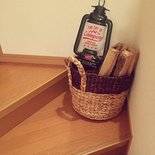 壁/天井/余った薪は階段で出番待ち！/二人暮らし/賃貸でも諦めない！/引越しの記録...などのインテリア実例 - 2017-07-29 17:45:52