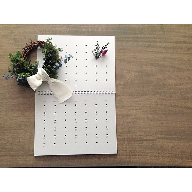 机/IG→cotauta/リース/カレンダー/Listen to nature...などのインテリア実例 - 2015-12-15 06:59:20