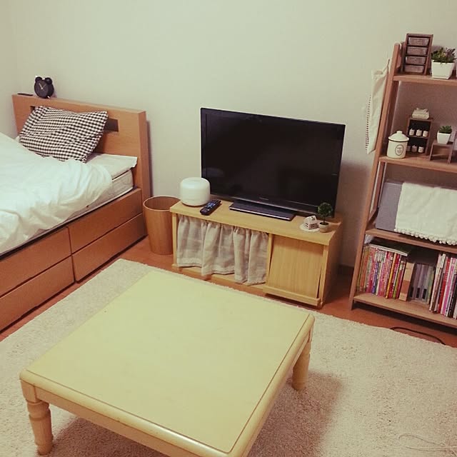 部屋全体/一人暮らし/100均/セリア/ダイソーのインテリア実例 - 2015-02-08 10:56:44