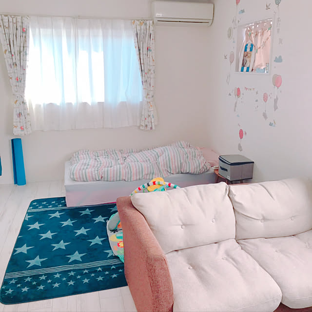 alohappy.mammylifeのニトリ-カラーボックス Nカラボ A4-3段(ホワイトウォッシュ) の家具・インテリア写真