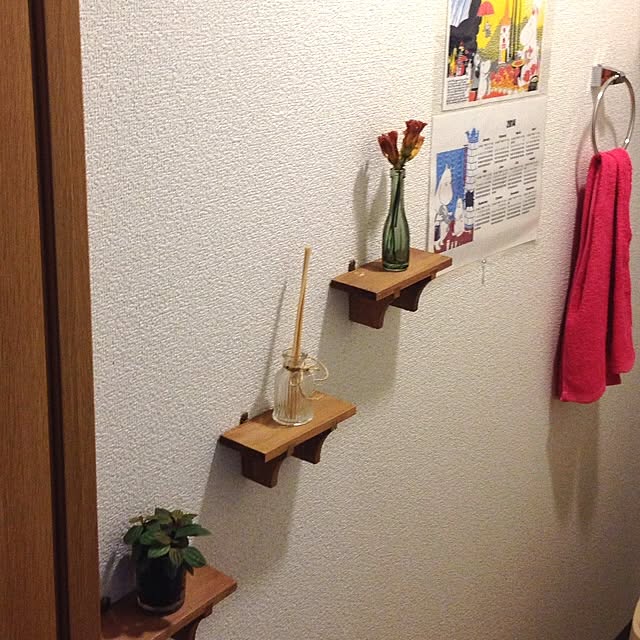バス/トイレ/雑貨/DIY/セリア/ハンドメイド...などのインテリア実例 - 2014-02-15 10:49:45