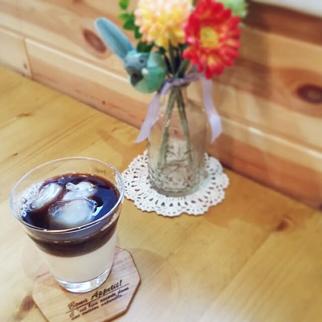 机/コーヒー/ダイニングテーブル/パイン家具/ナチュラル...などのインテリア実例 - 2015-06-13 08:03:26