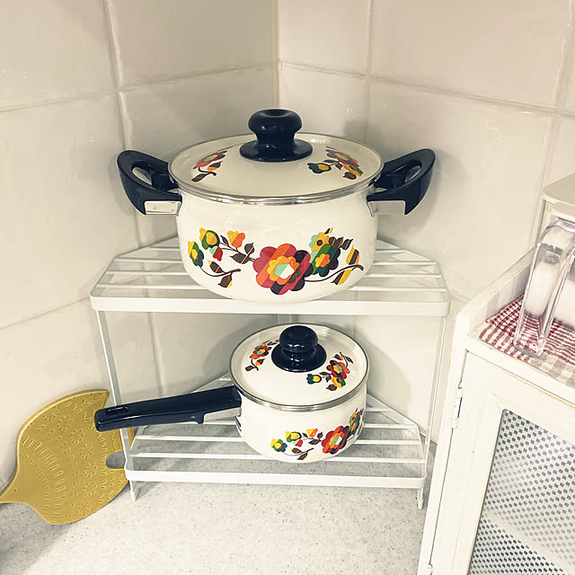 お気に入り/狭いキッチン/懐かしいレトロな物/象印のホーロー鍋/レトロ...などのインテリア実例 - 2022-09-18 16:35:32