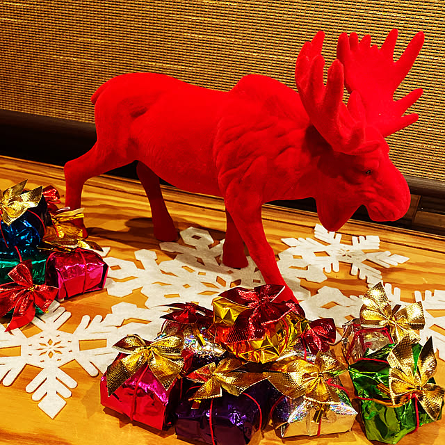クリスマスディスプレイ/100均/ハンドメイド/棚のインテリア実例 - 2019-11-28 00:32:06